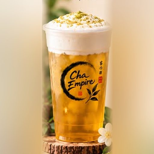 Milk Foam Jasmine Green Tea