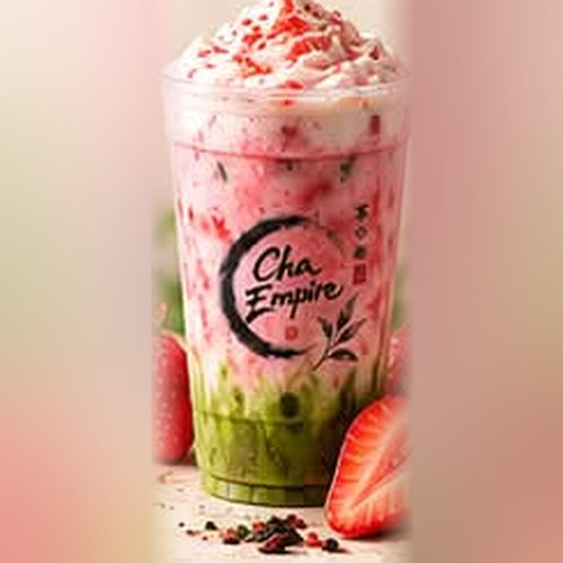 Strawberry Matcha Latte